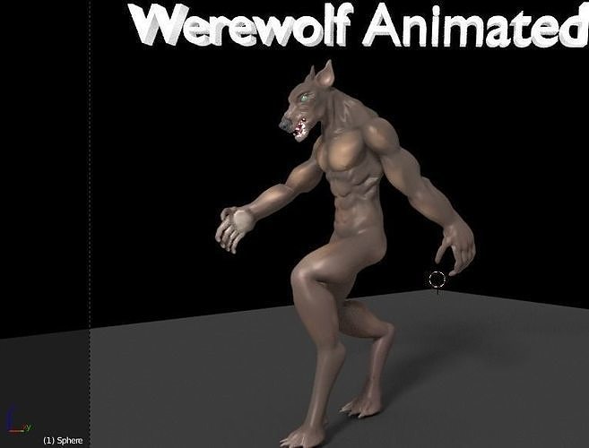 Werewolf    Animated 3D model