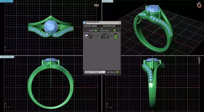 Elves ring 265 3D print model