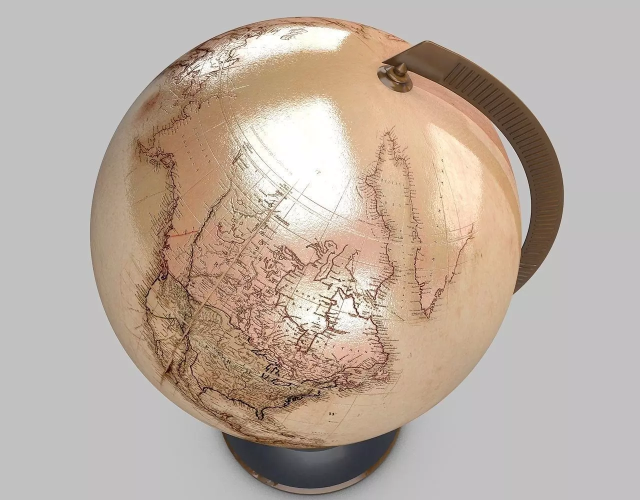 Old-Globe easter egg 3D model_0