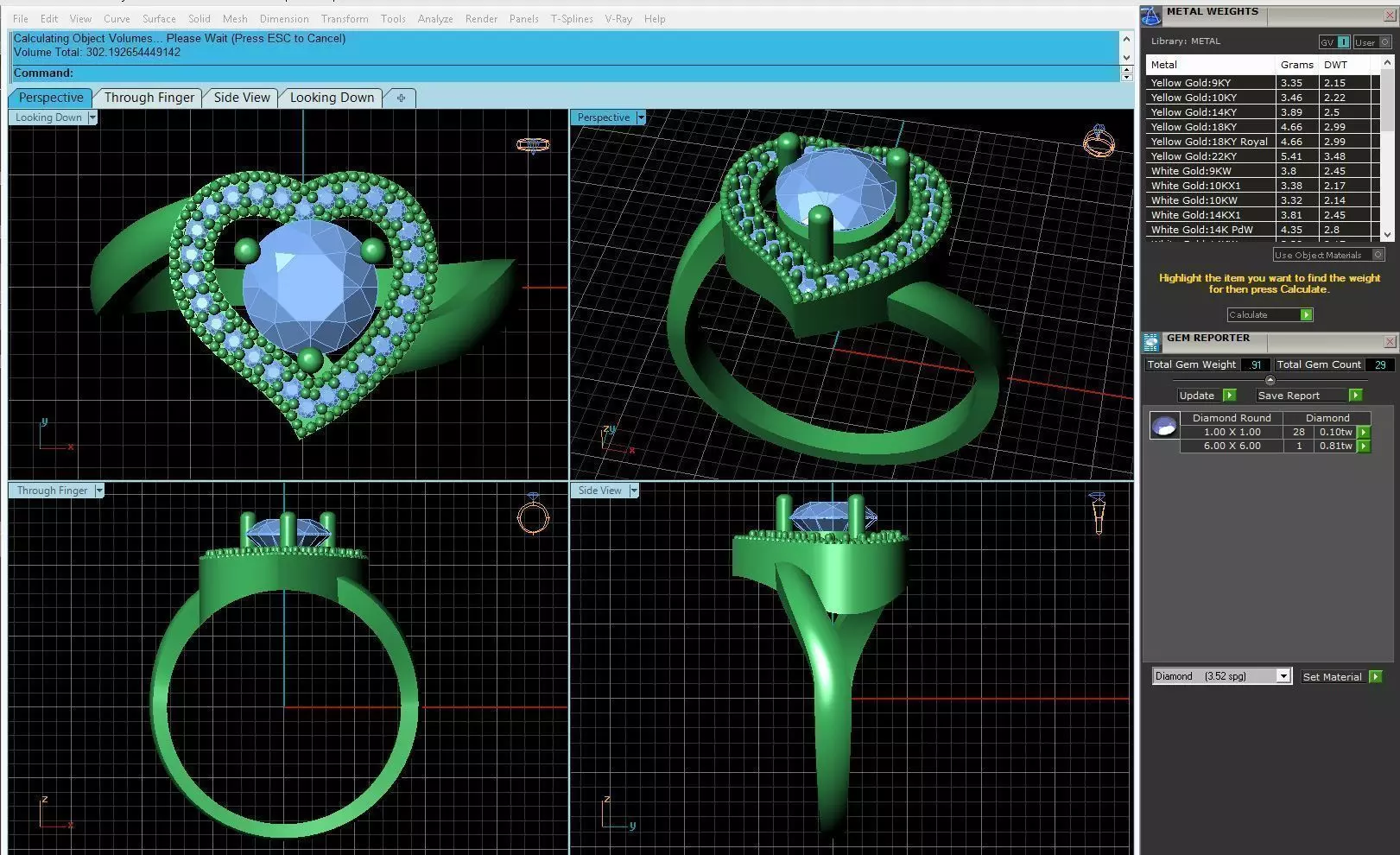 Ring of love 257 3D print model_0