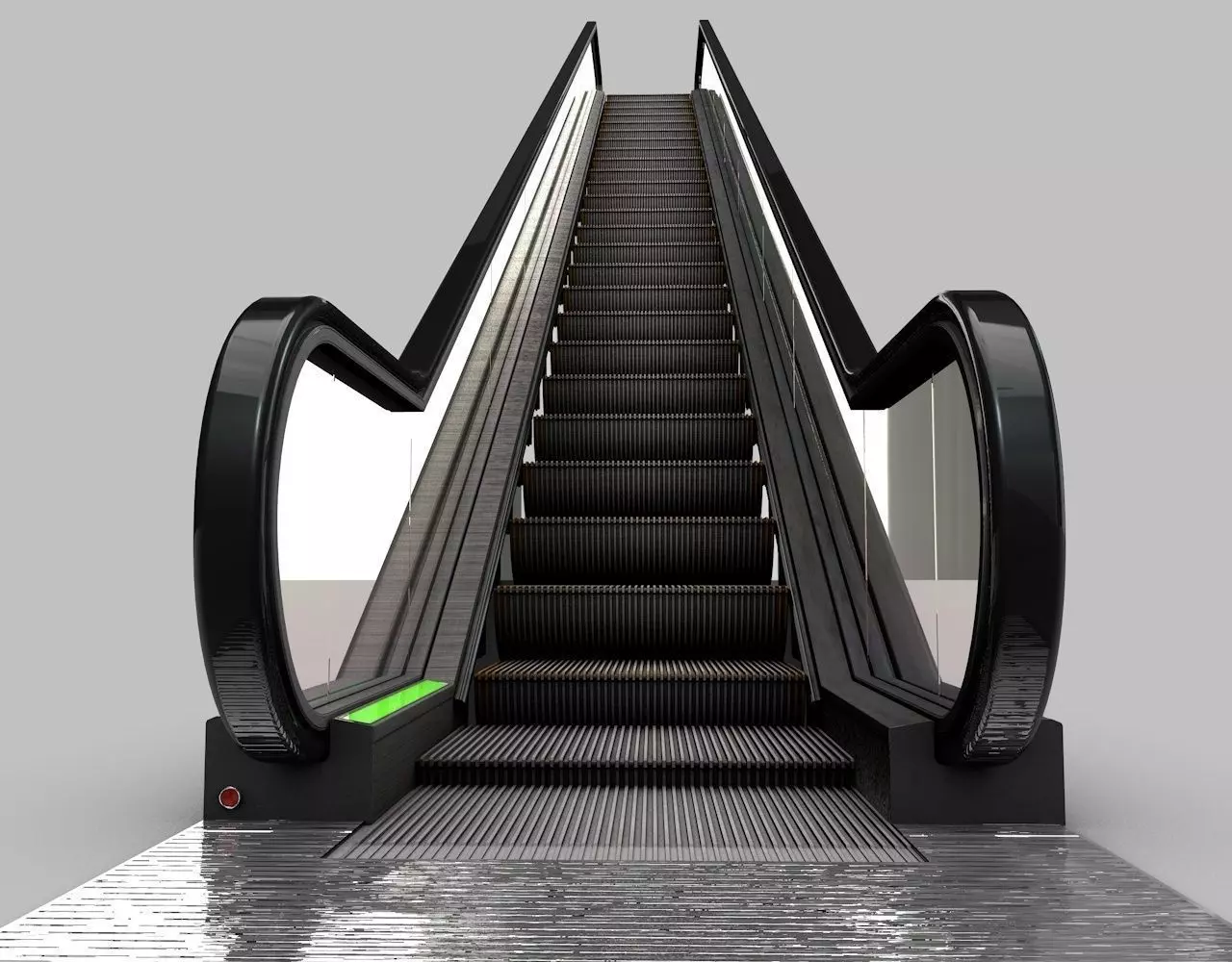 Escalator 3D model_0
