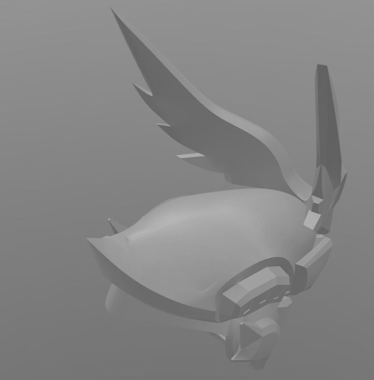 Overwatch Reinhardt Helmet - Balderich 3D print model_4