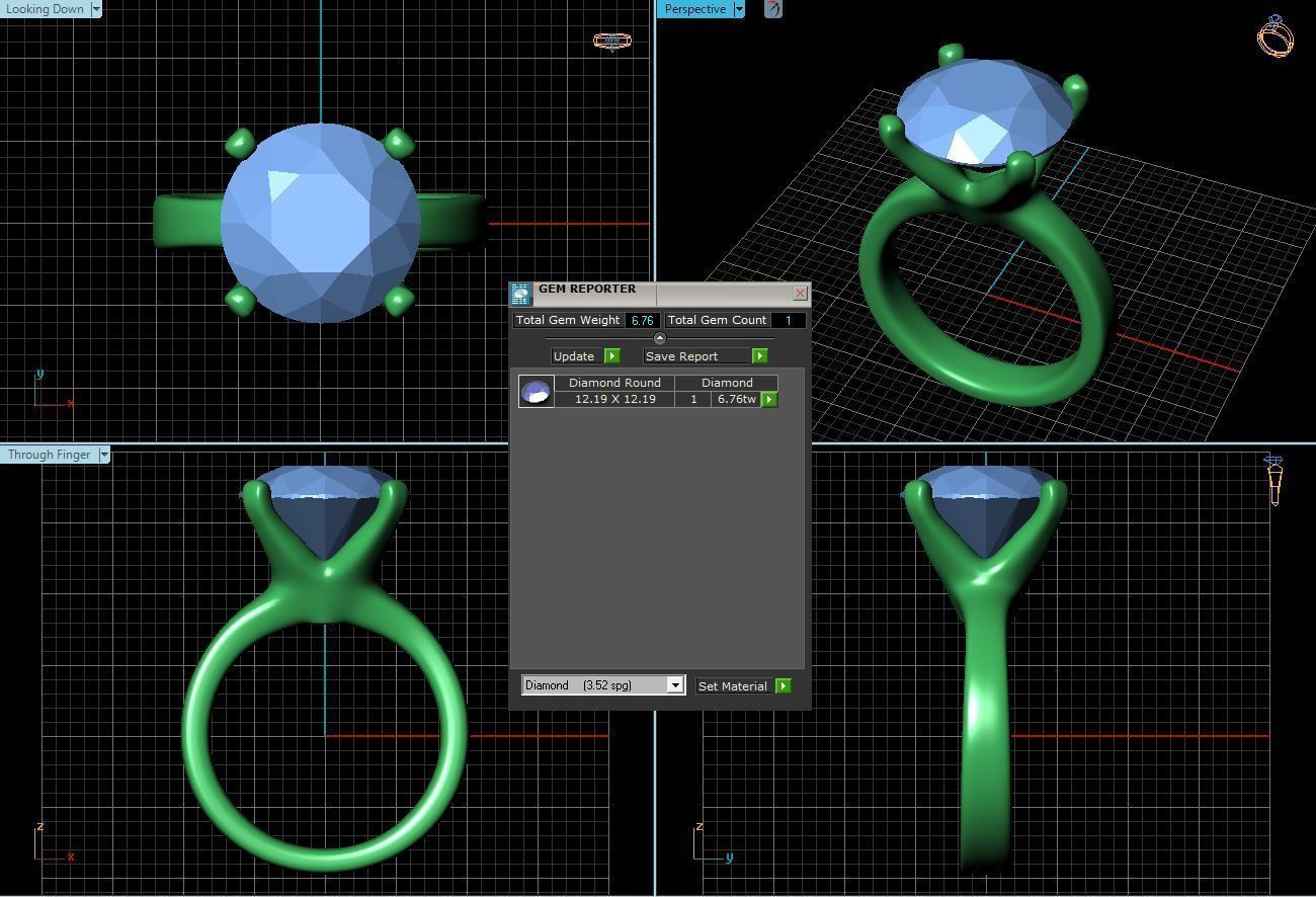 BULK-3DM-With Gems-RING 36 Files 3D print model_54
