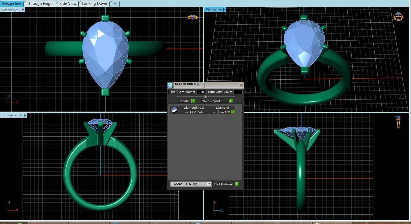BULK-3DM-With Gems-RING 36 Files 3D print model_59