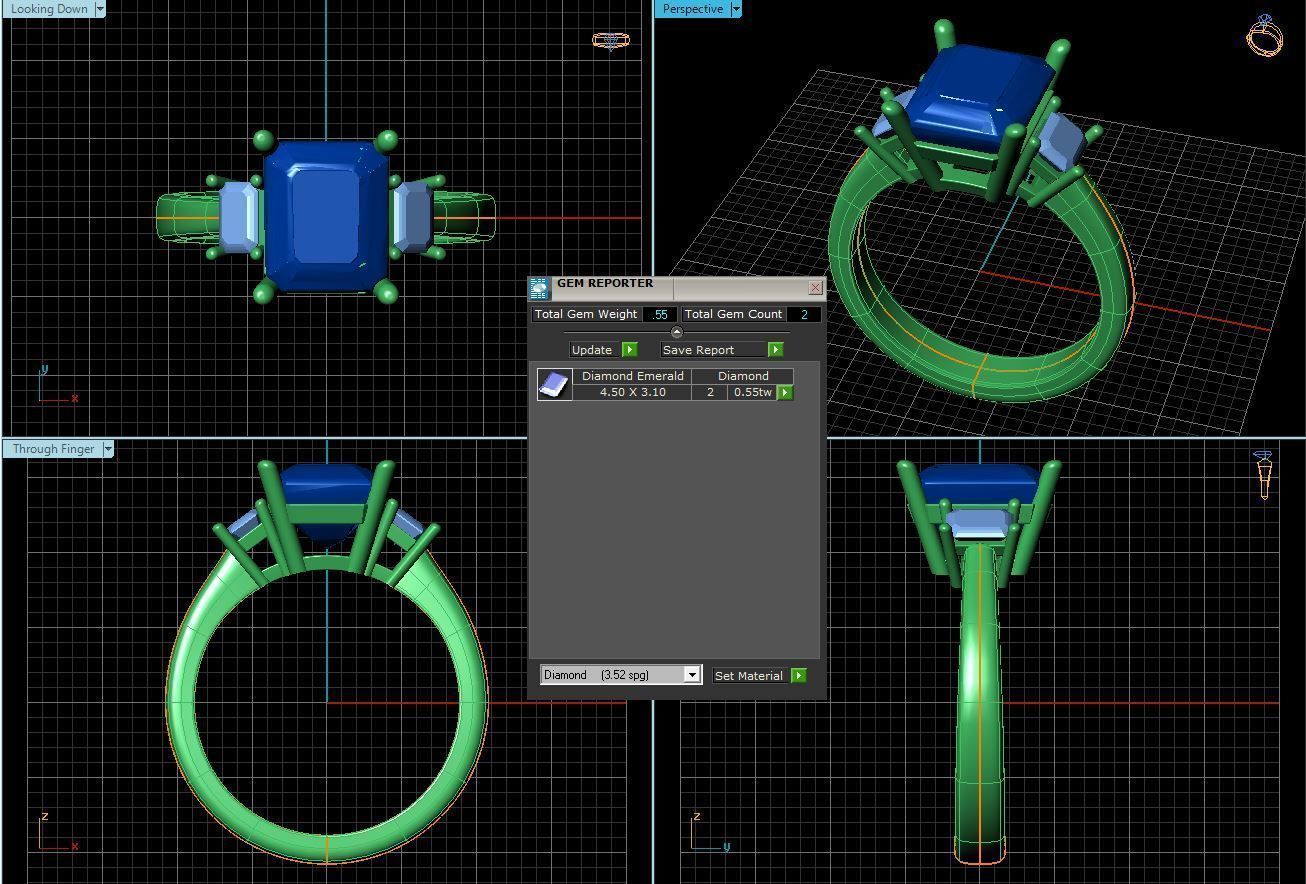 BULK-3DM-With Gems-RING 36 Files 3D print model_55