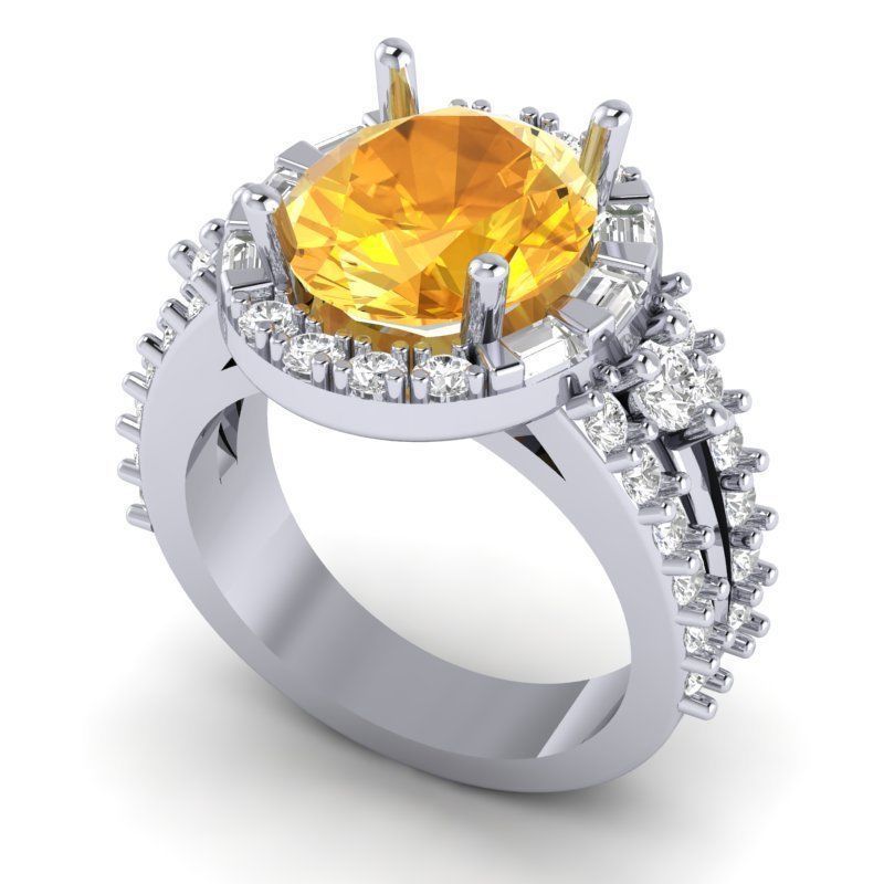 BULK-3DM-With Gems-RING 36 Files 3D print model_24