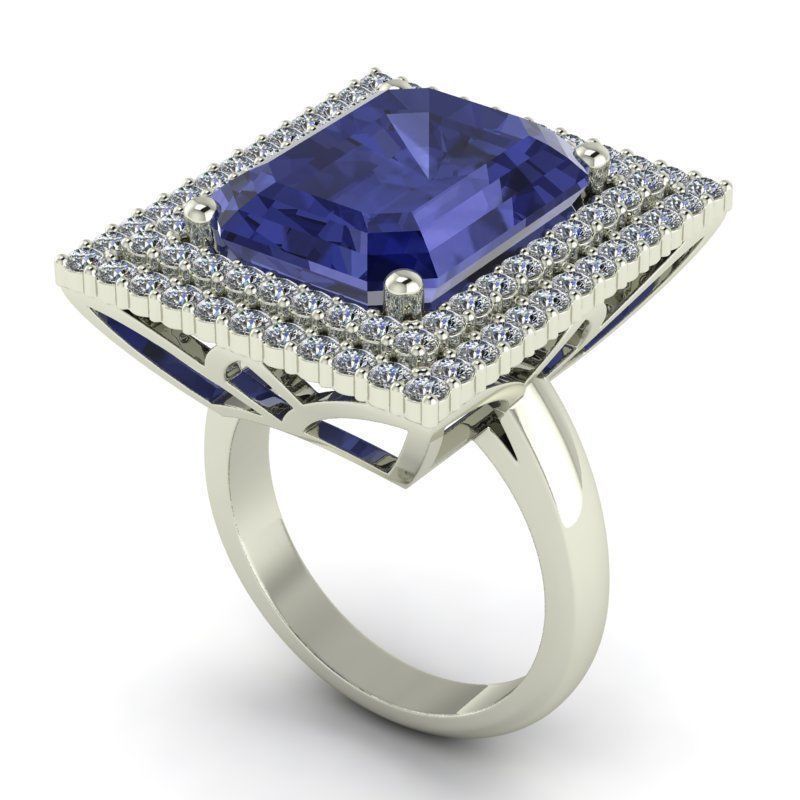 BULK-3DM-With Gems-RING 36 Files 3D print model_6