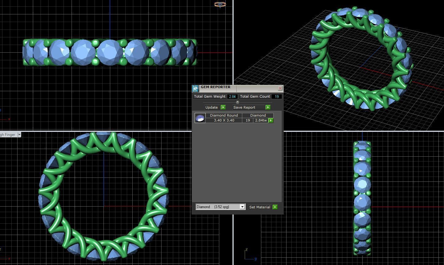 BULK-3DM-With Gems-RING 36 Files 3D print model_43