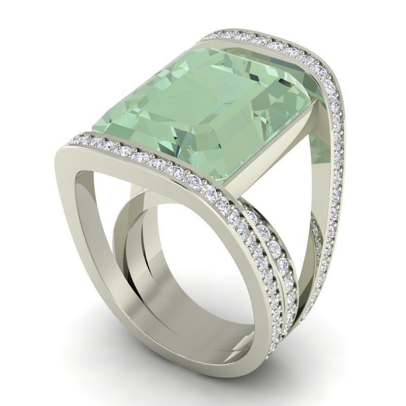 BULK-3DM-With Gems-RING 36 Files 3D print model_9