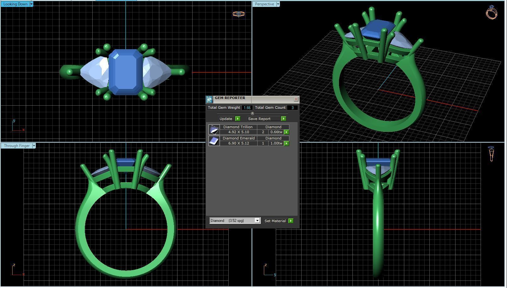 BULK-3DM-With Gems-RING 36 Files 3D print model_56