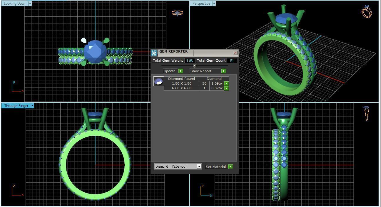 BULK-3DM-With Gems-RING 36 Files 3D print model_62