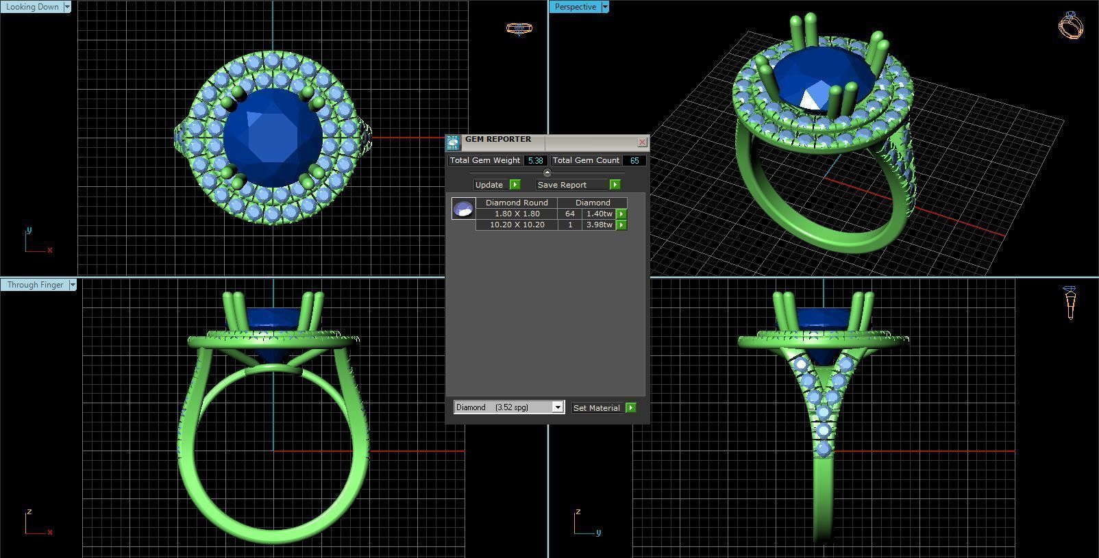 BULK-3DM-With Gems-RING 36 Files 3D print model_66