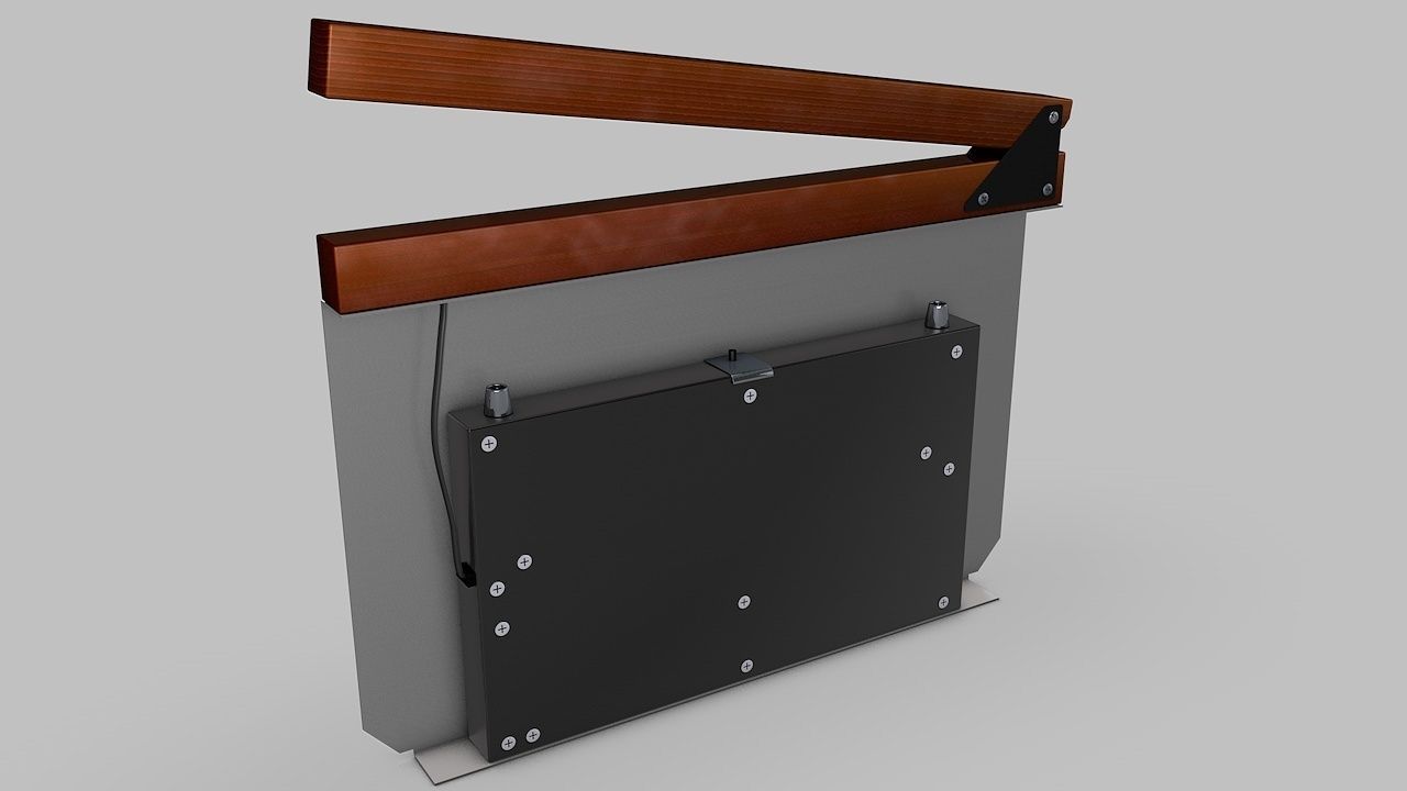 Clapper board 3D model_2