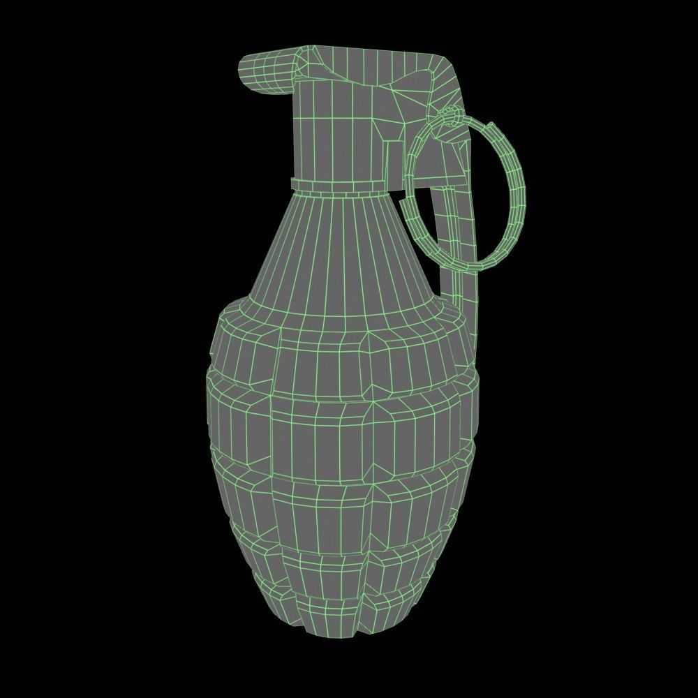 Grenade MK2 - Gameready Asset Low-poly 3D model_6