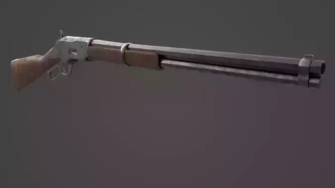 Winchester Rifle - Gameready Asset