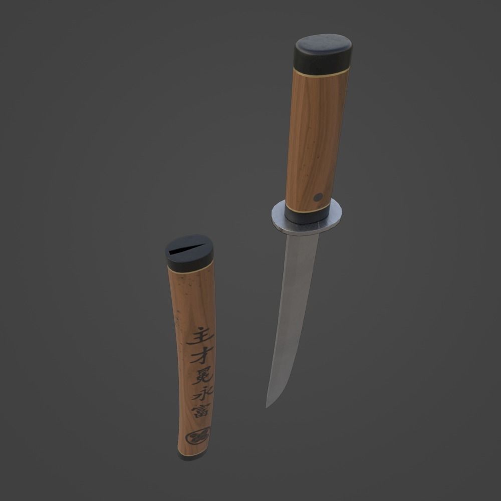 Tanto - Gameready Asset Low-poly 3D model_3