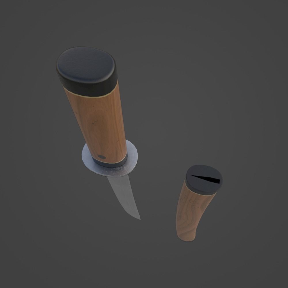 Tanto - Gameready Asset Low-poly 3D model_2