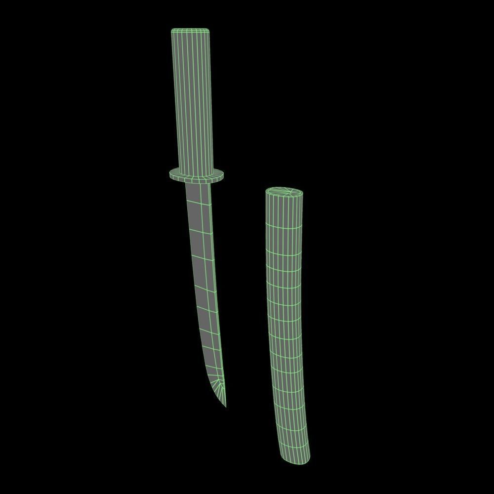 Tanto - Gameready Asset Low-poly 3D model_7