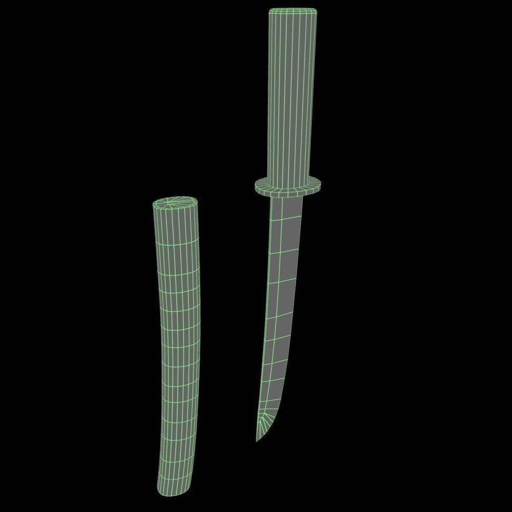 Tanto - Gameready Asset Low-poly 3D model_5
