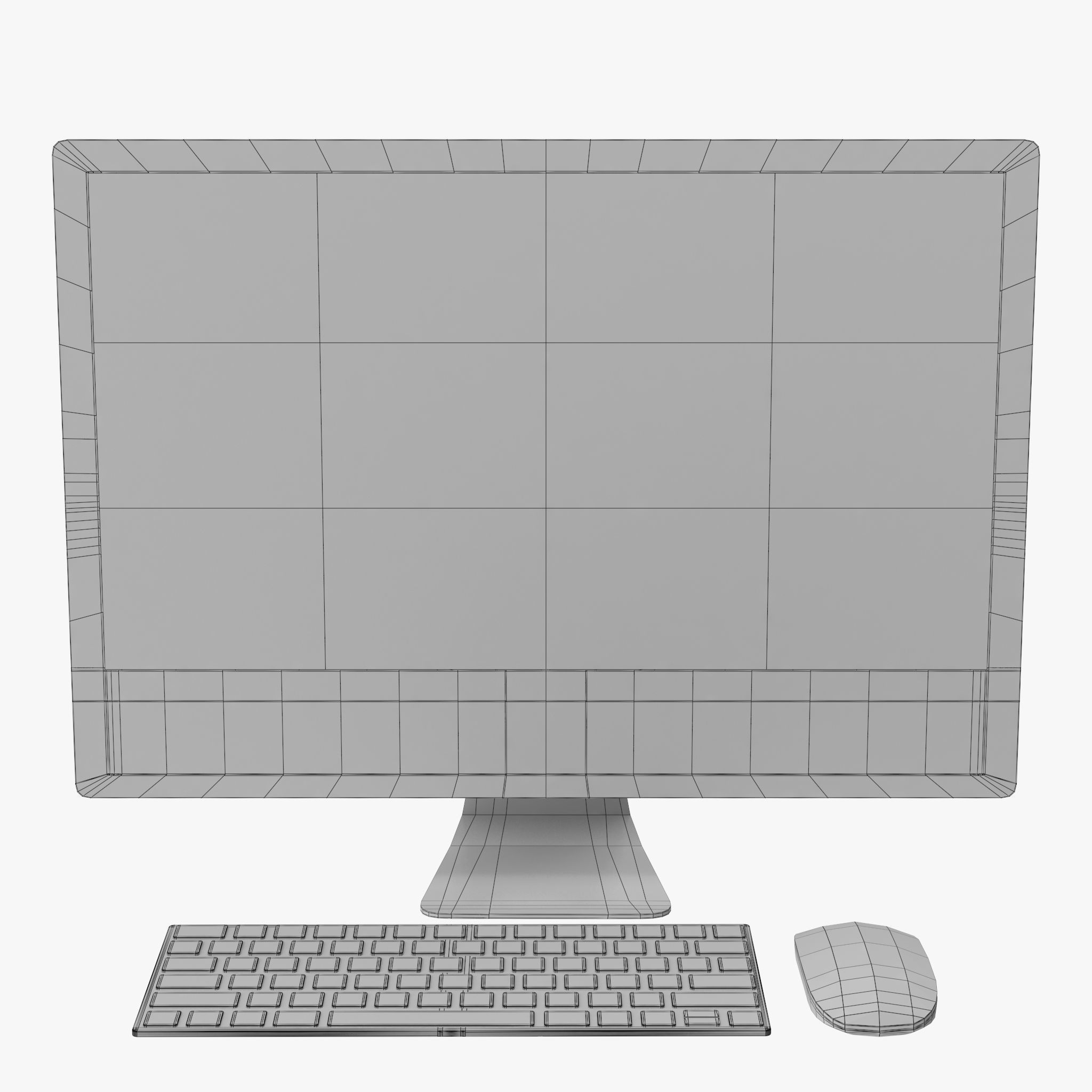 Apple Imac PBR 3D model_13