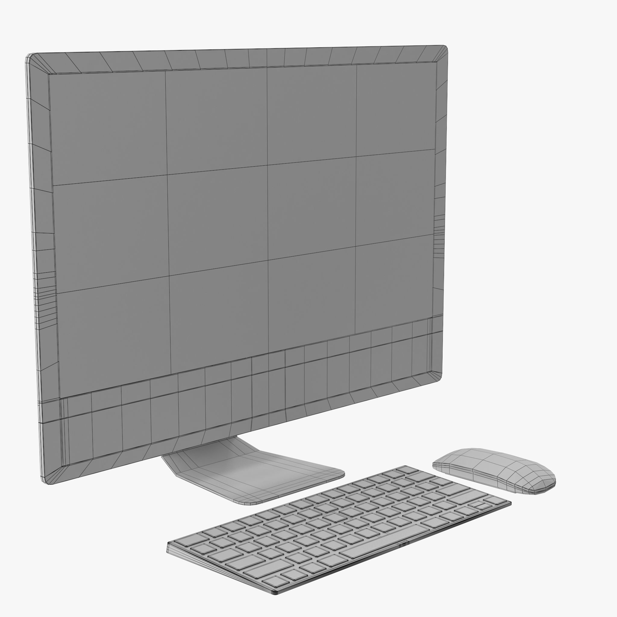 Apple Imac PBR 3D model_14