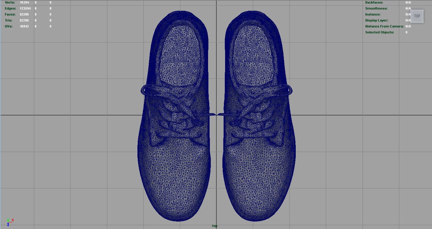 Sneakers 12 Low-poly 3D model_15