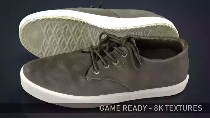 Sneakers 12 Low-poly 3D model