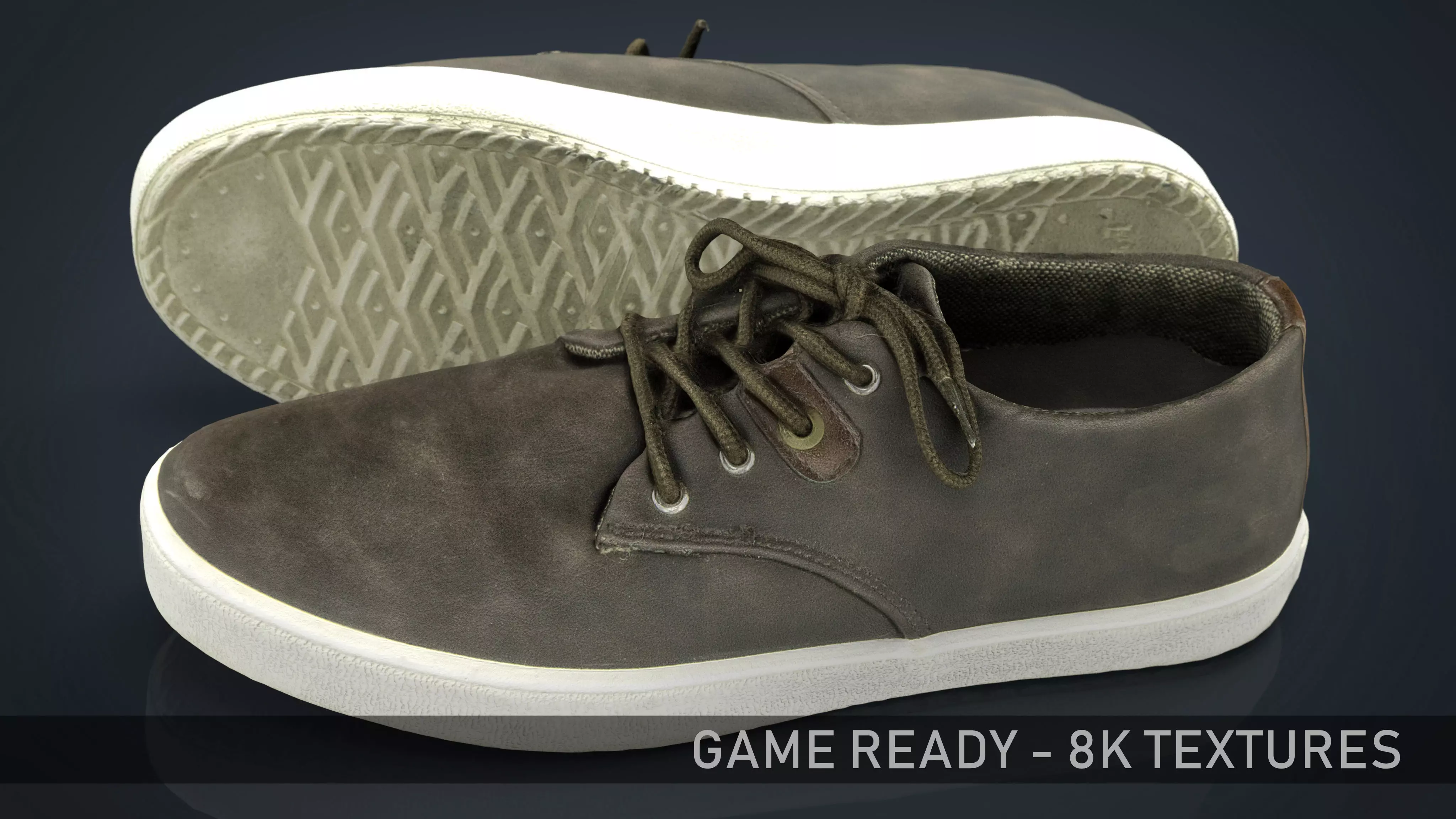 Sneakers 12 Low-poly 3D model_0