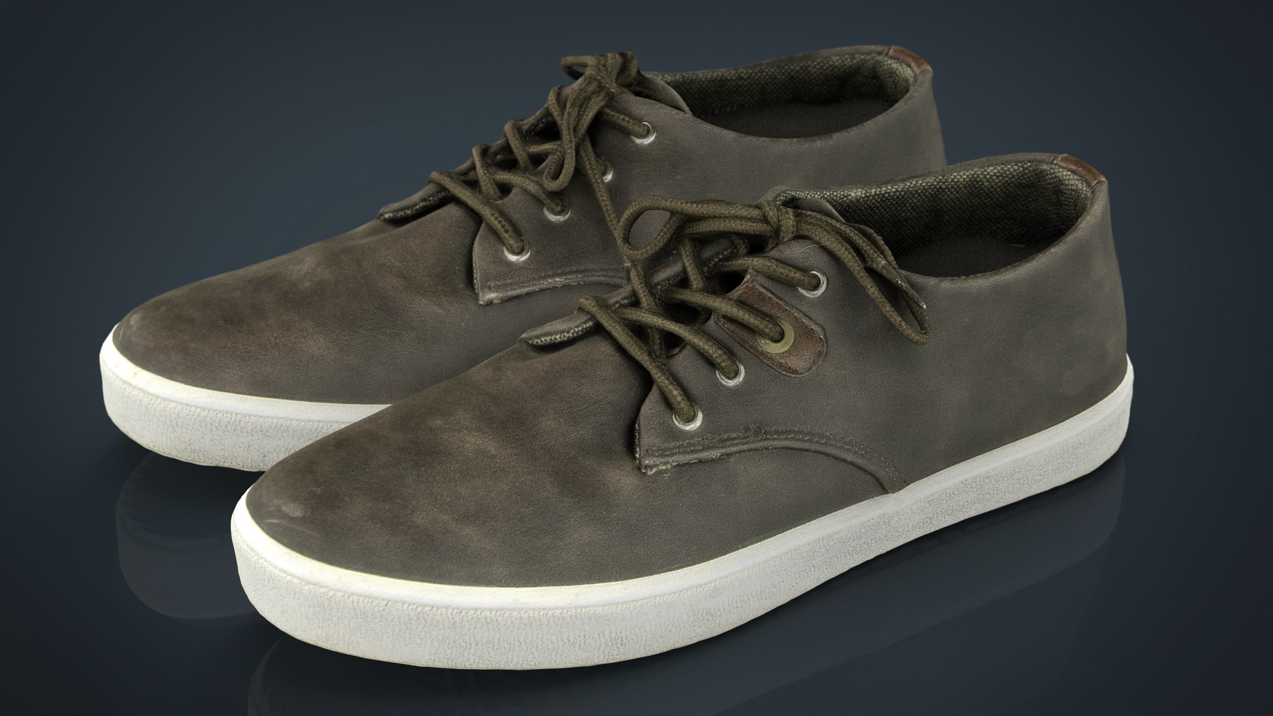 Sneakers 12 Low-poly 3D model_2