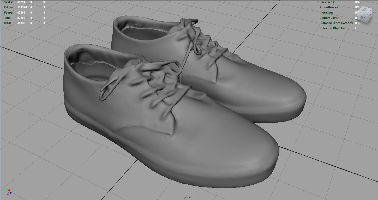 Sneakers 12 Low-poly 3D model_3