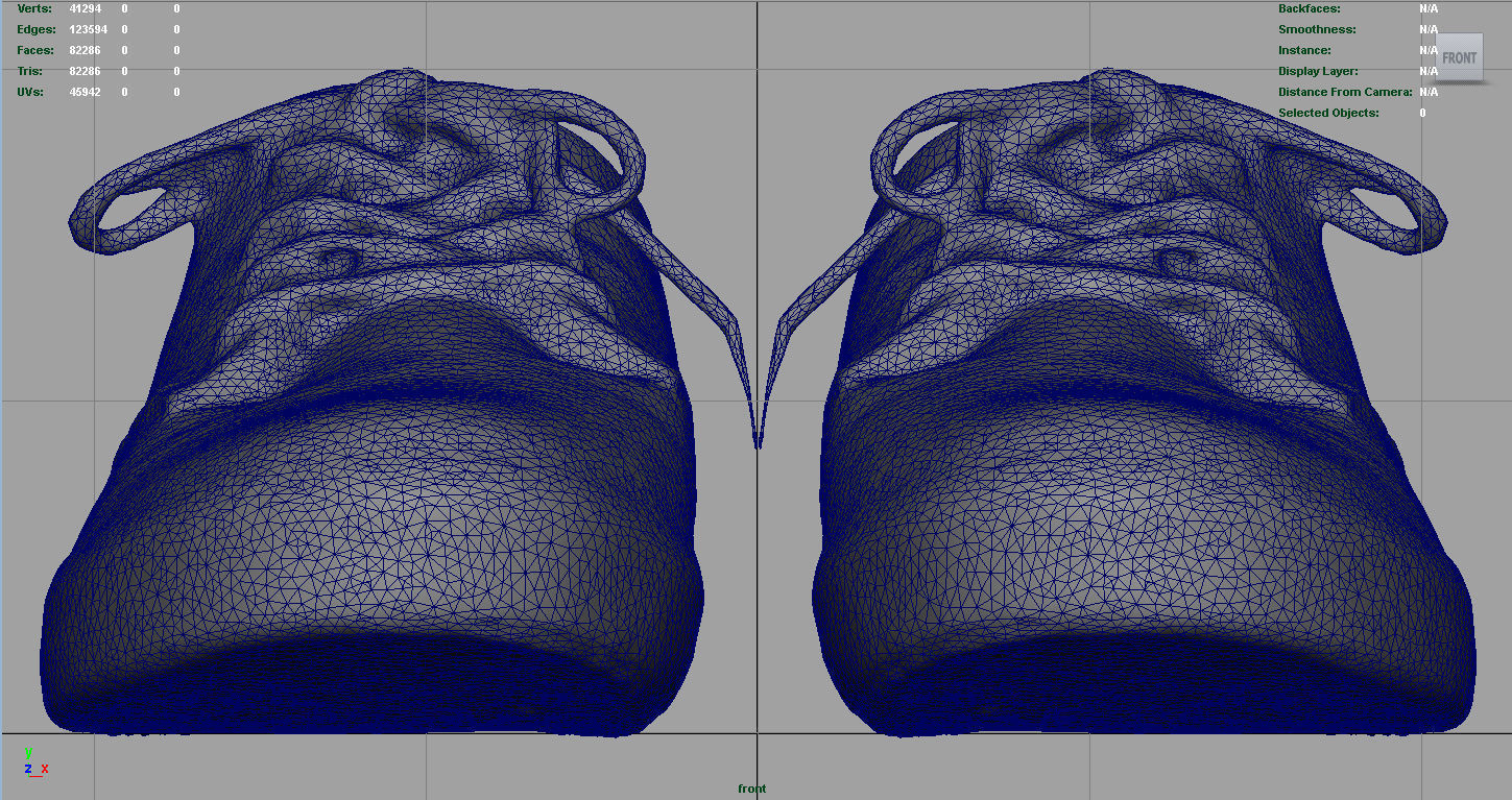 Sneakers 12 Low-poly 3D model_16