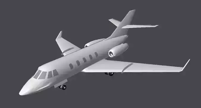 Learjet private jet