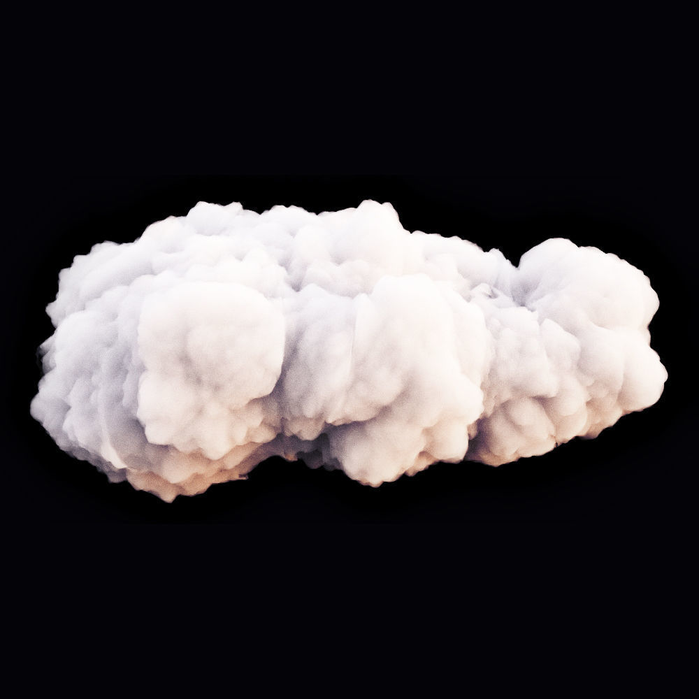 Clouds Set 3D model_7