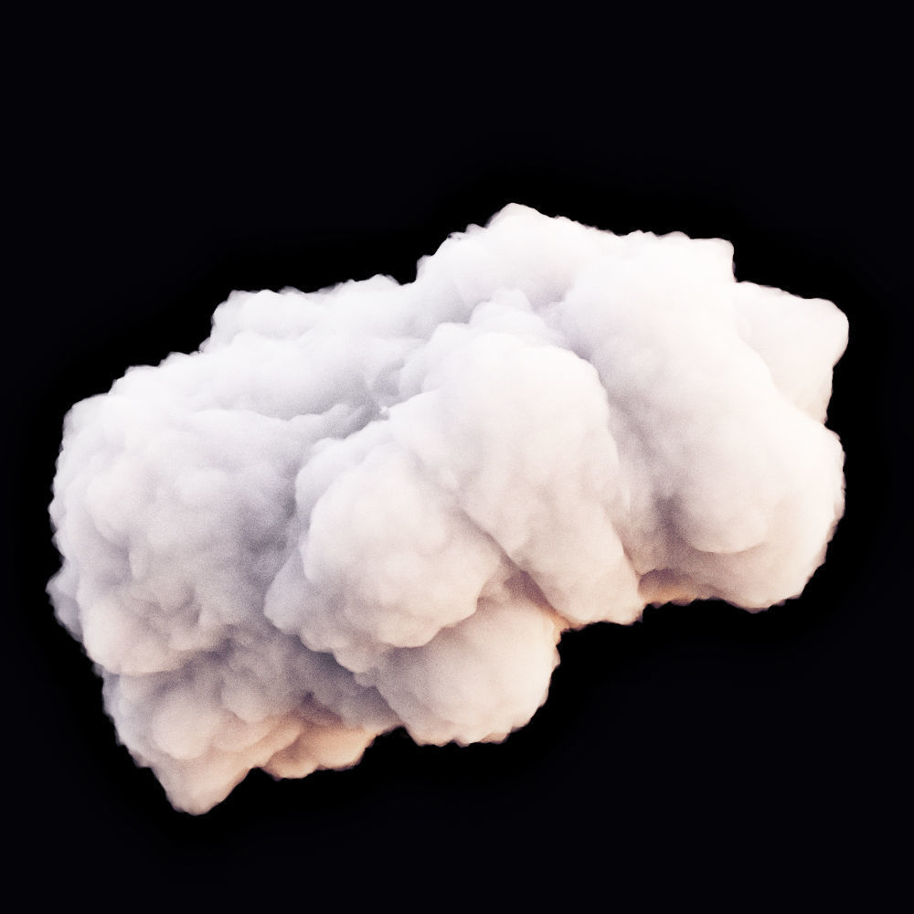 Clouds Set 3D model_2