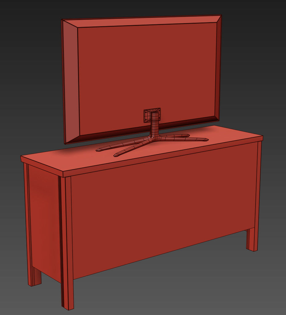 BRUSALI TV unit 3D model_7