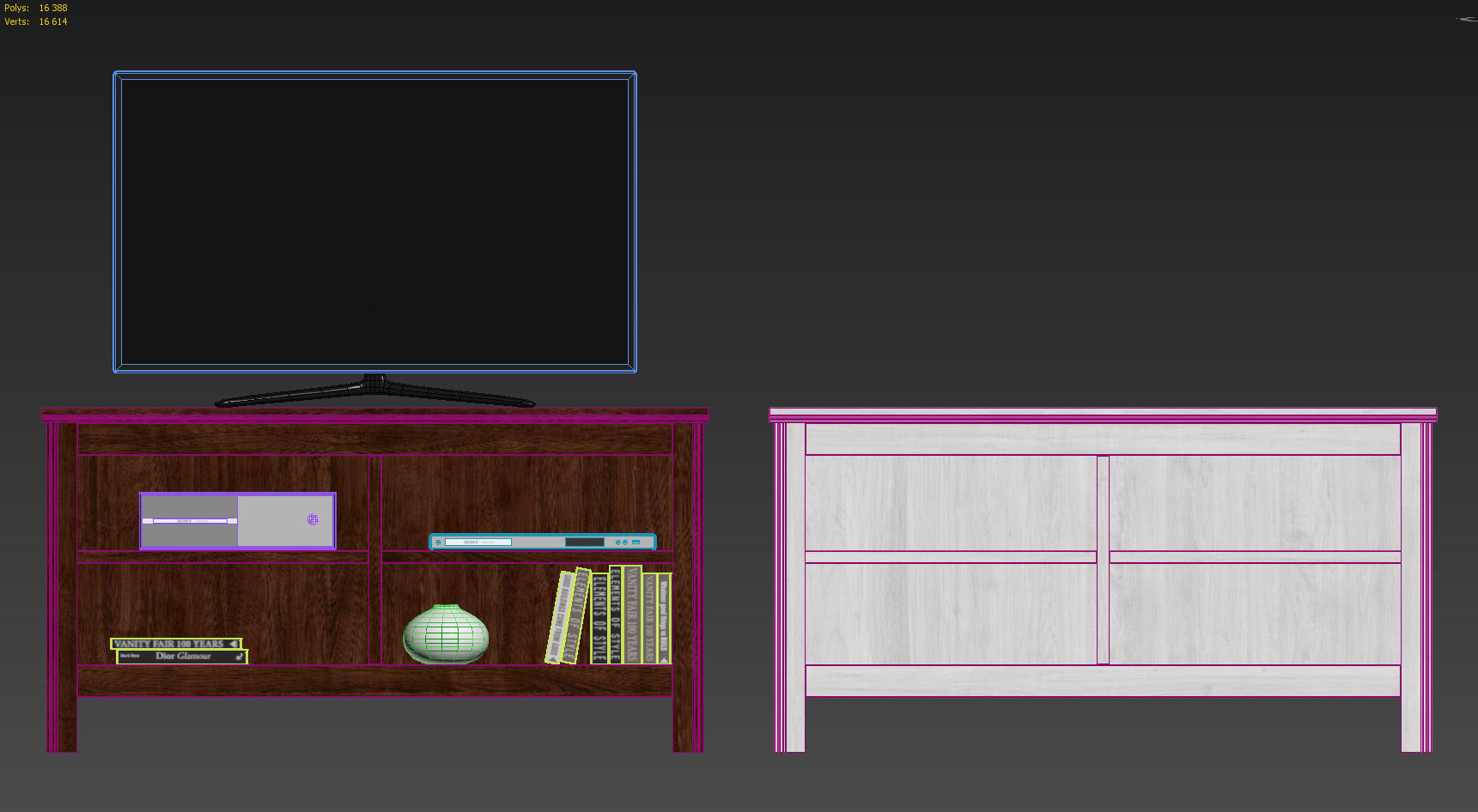 BRUSALI TV unit 3D model_5