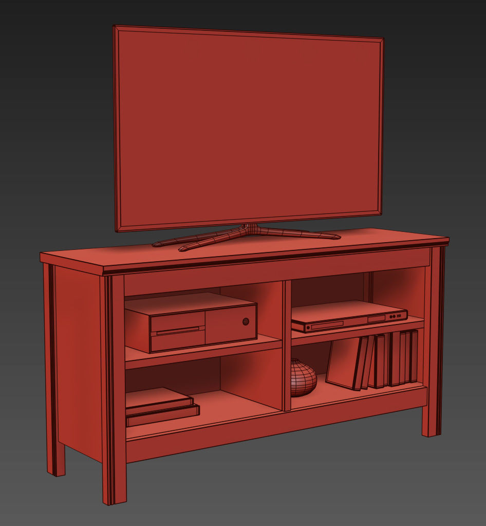BRUSALI TV unit 3D model_6