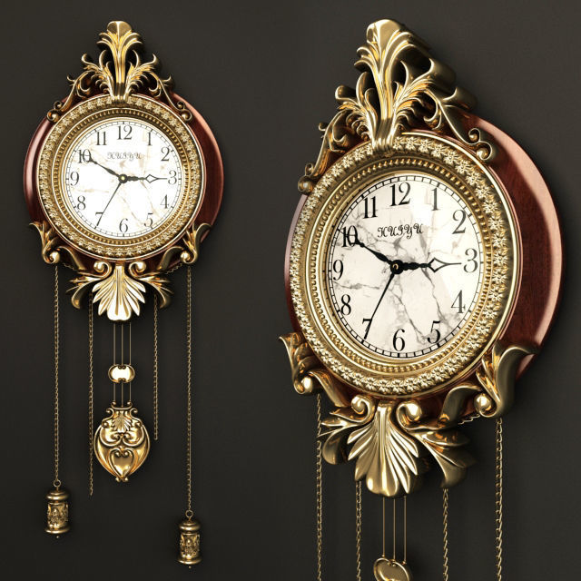 Hoiyu wall clock 3D model_1