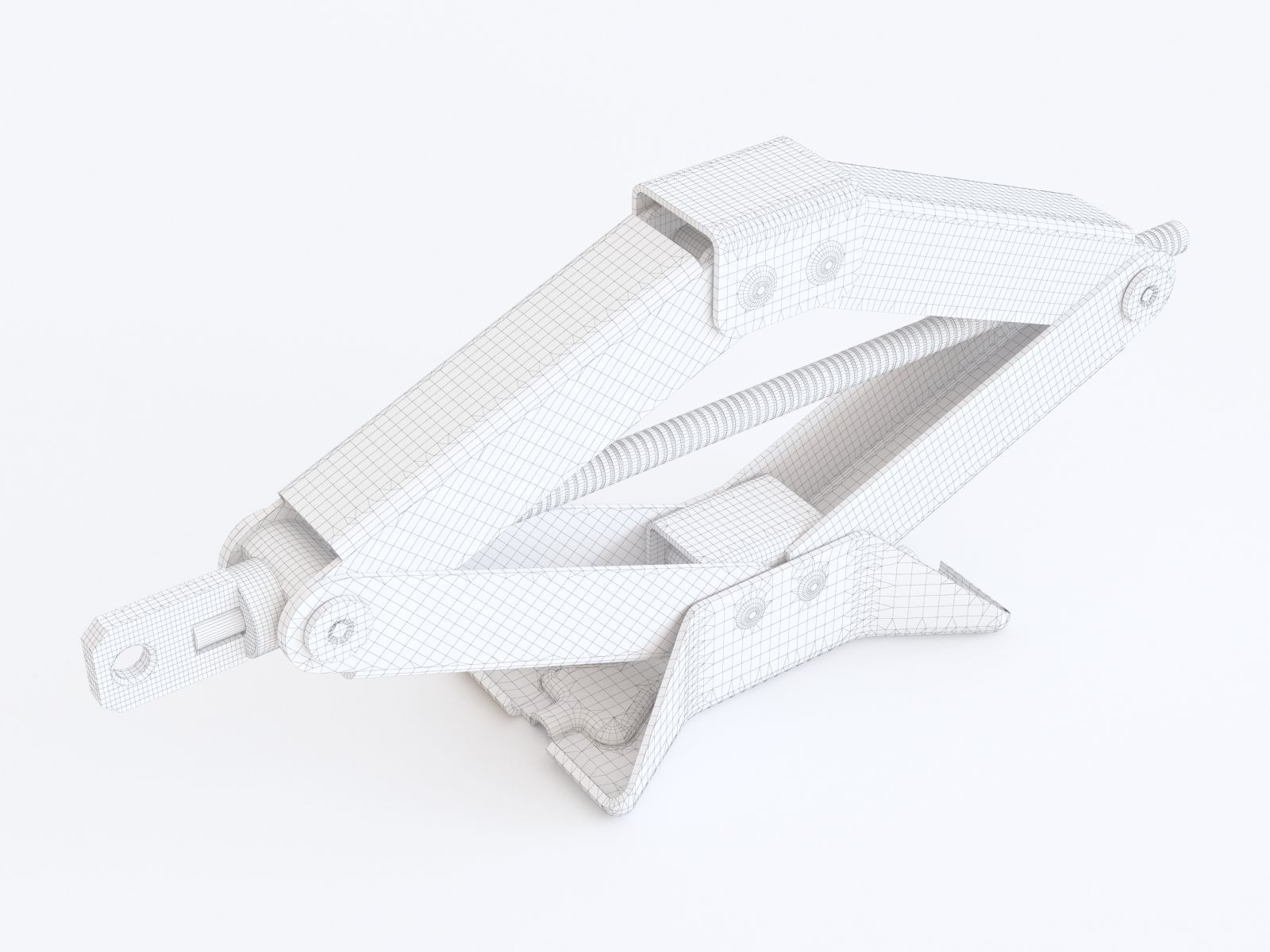 Car Jack 01 3D model_1