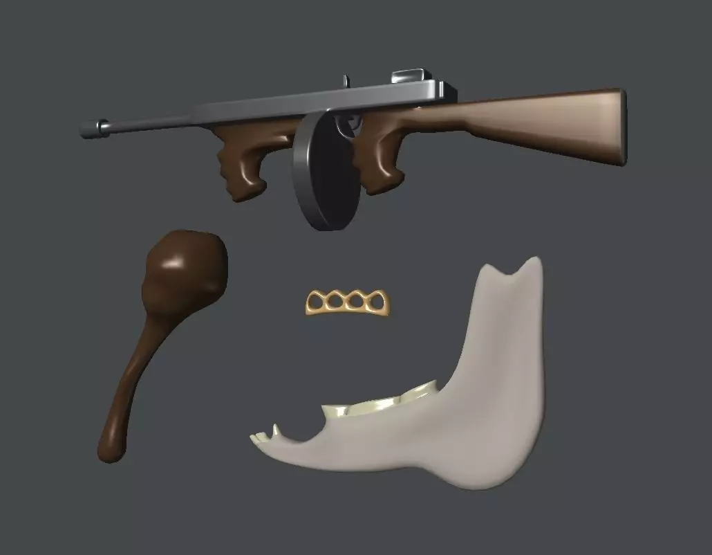 Assorted Weapons 3D model