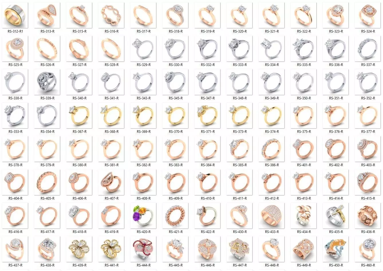 BULK-STL-RING 468 Files 3D print model_0