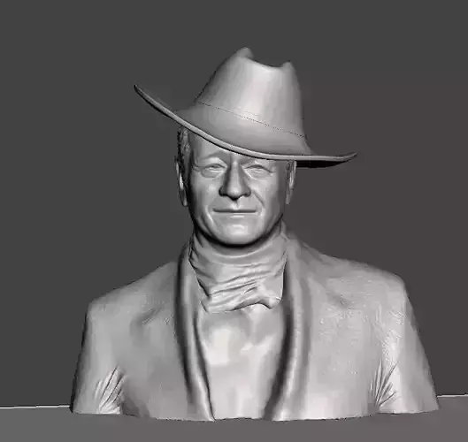 The Duke John Wayne 3D print model