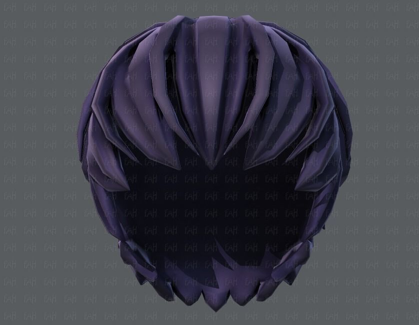 3D Hair style for boy V21 Low-poly 3D model_39