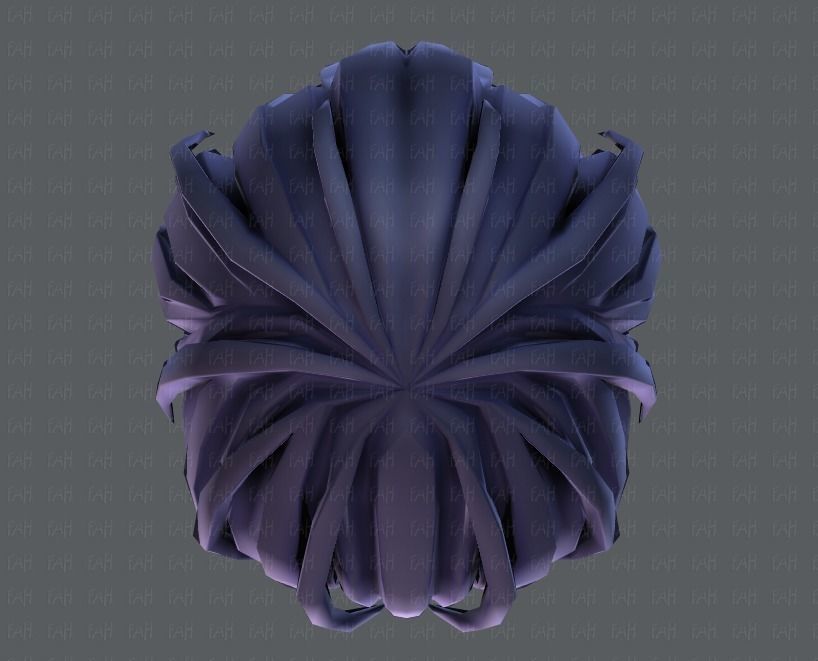 3D Hair style for boy V21 Low-poly 3D model_35