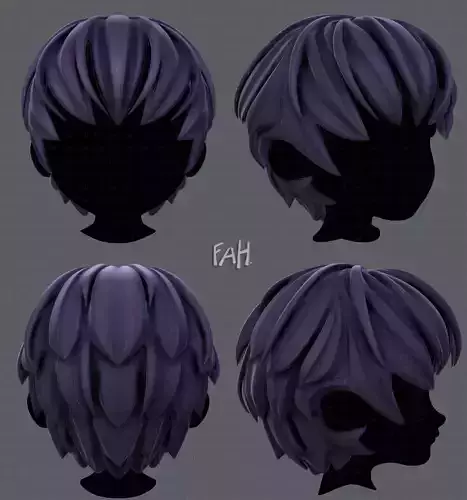 3D Hair style for boy V21