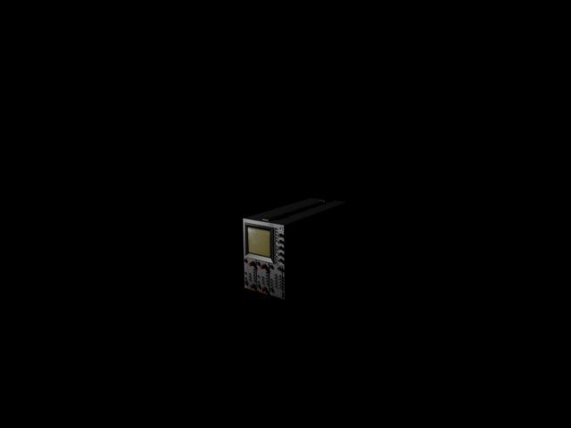 Soviet Oscilloscope C1-91 Free low-poly 3D model_9