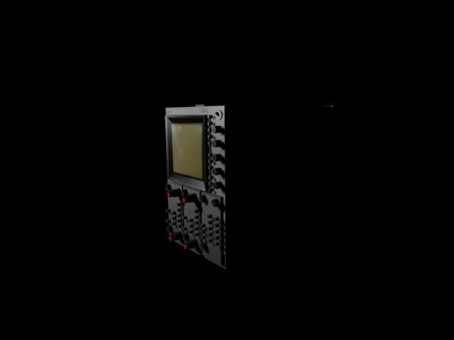 Soviet Oscilloscope C1-91 Free low-poly 3D model_8