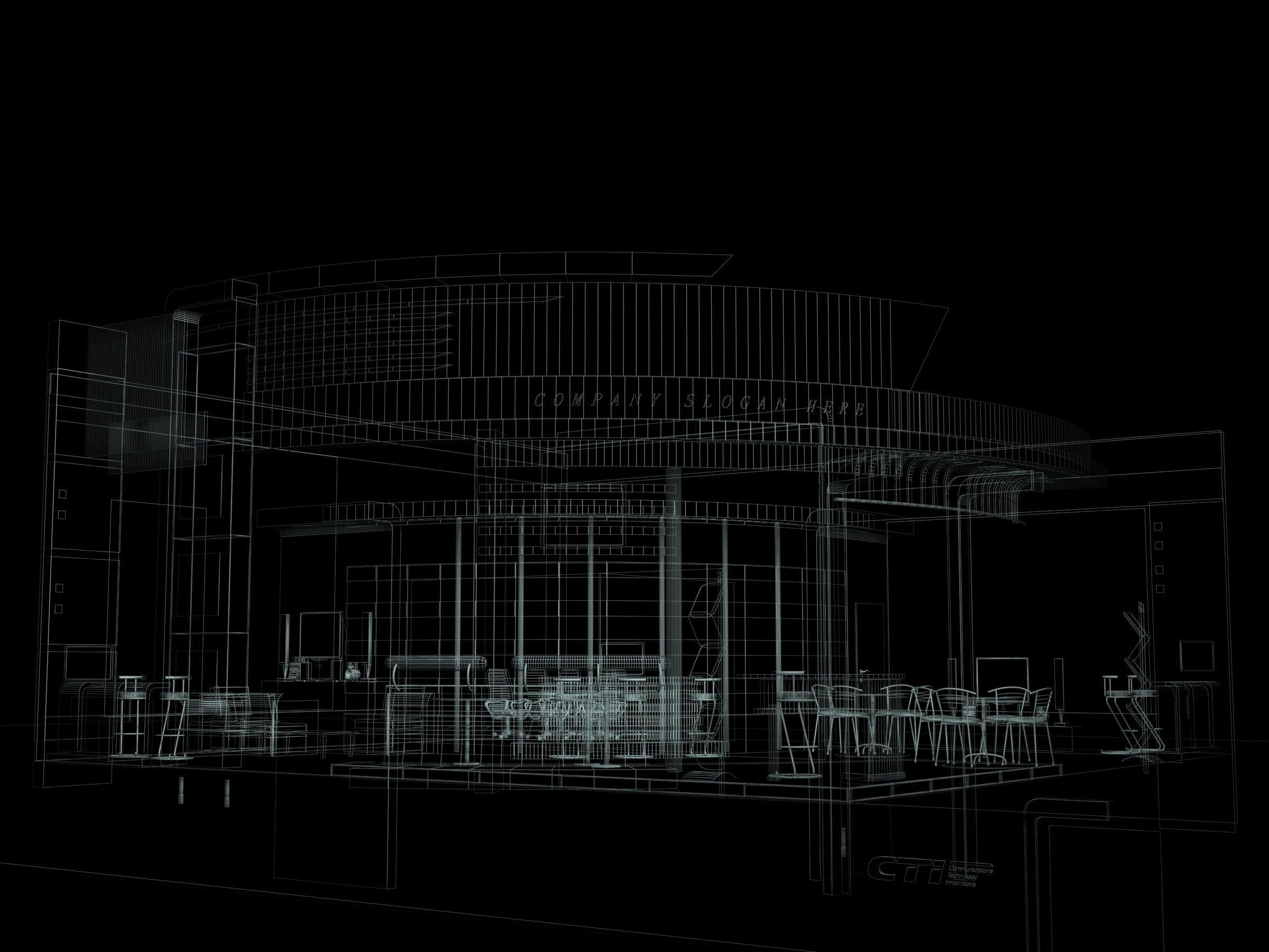 Expo Stand CTI3 3D model_7