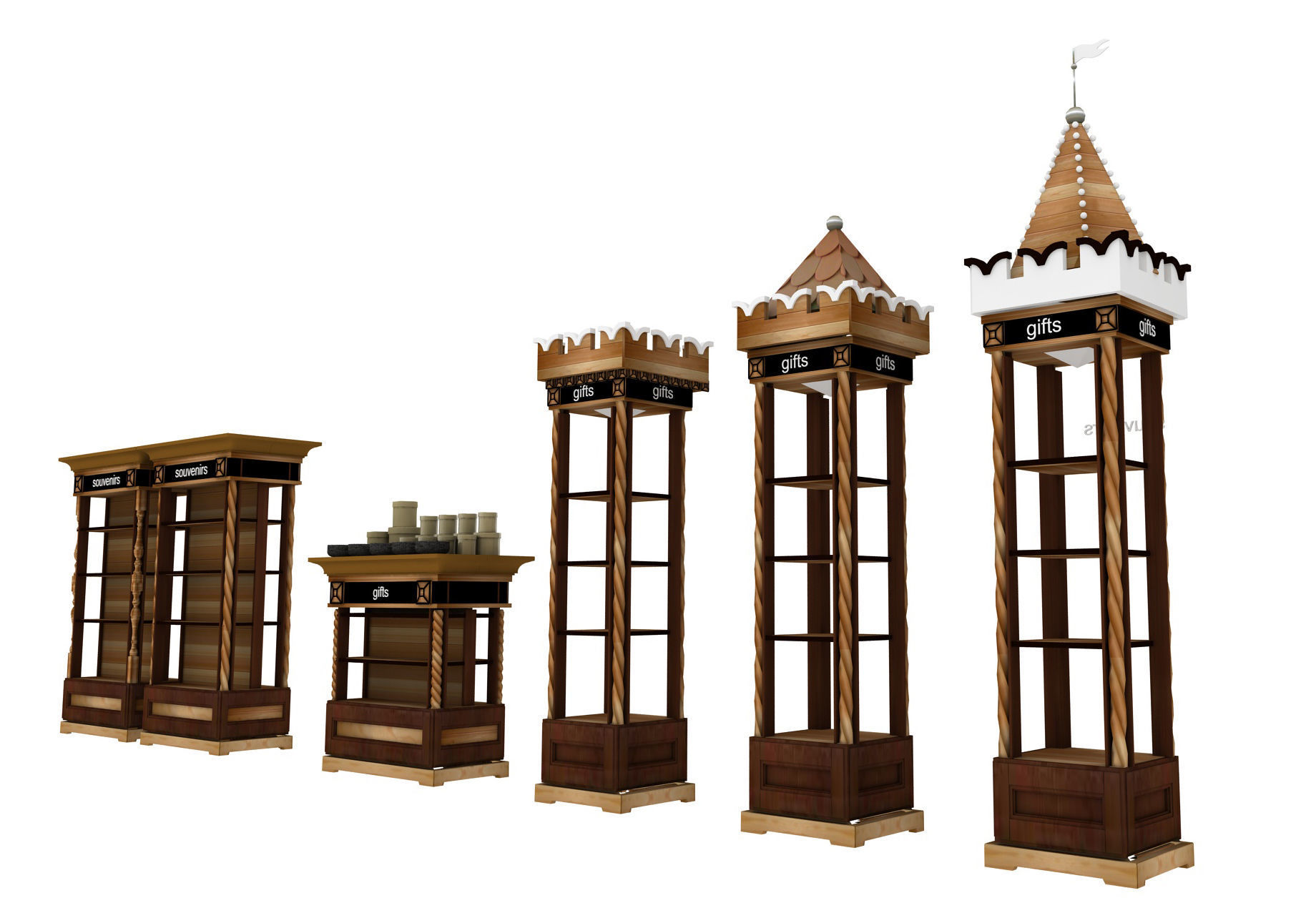 Showcases Pack V1 3D model_9