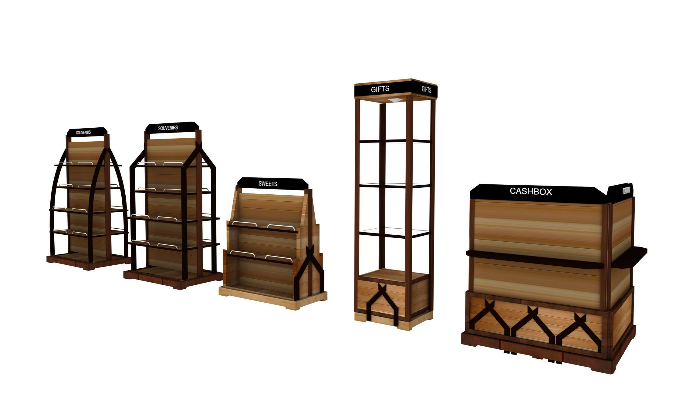 Showcases Pack V1 3D model_11